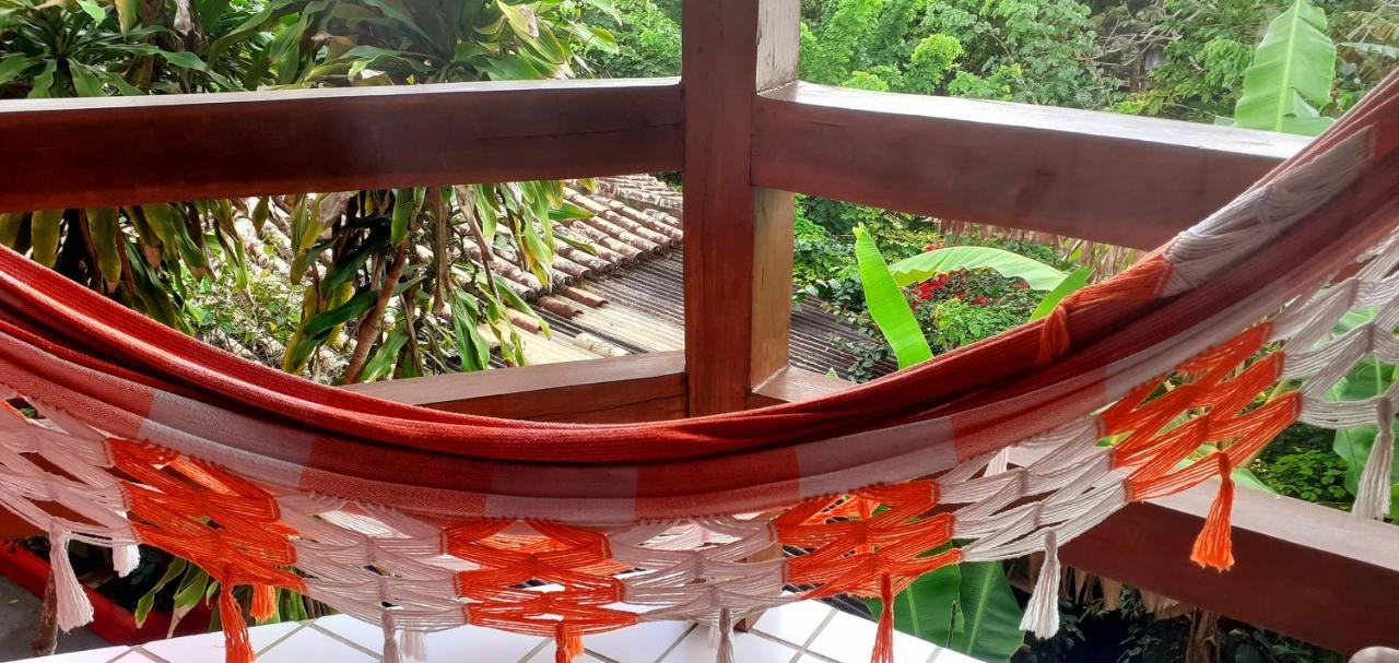 פורטו סגורו Novos Baianos Hostel E Pousada מראה חיצוני תמונה A hammock
