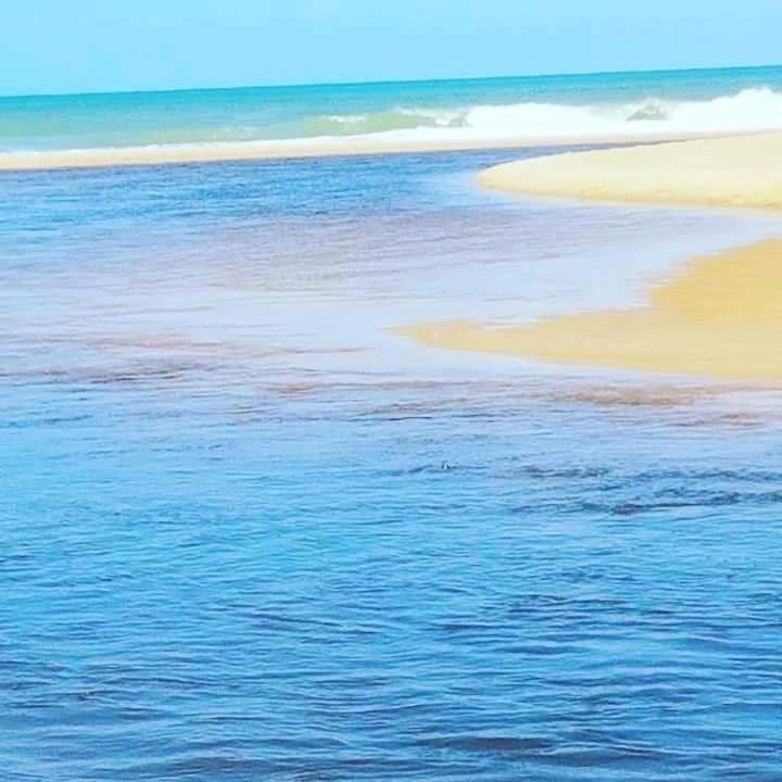 פורטו סגורו Novos Baianos Hostel E Pousada מראה חיצוני תמונה The river mouth